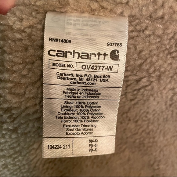 Sherpa-lined Carhartt vest - Picture 4 of 4